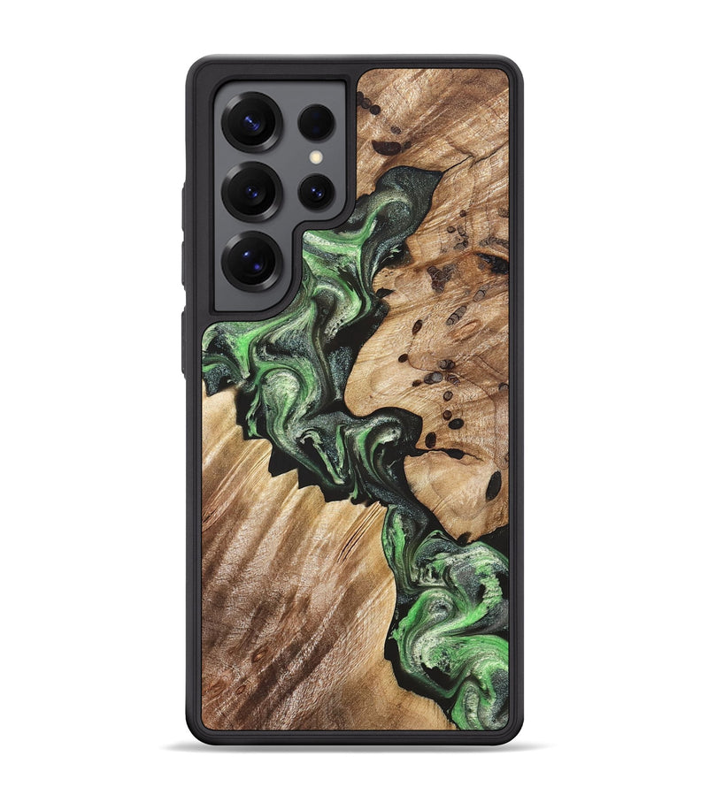 Galaxy S25 Ultra Wood Phone Case - Noble (Green, 824229)