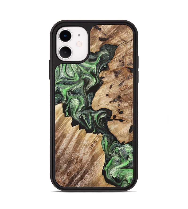 iPhone 11 Wood Phone Case - Noble (Green, 824229)