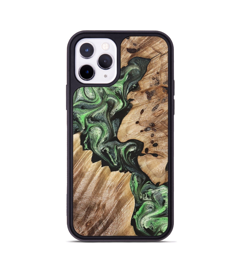 iPhone 11 Pro Wood Phone Case - Noble (Green, 824229)