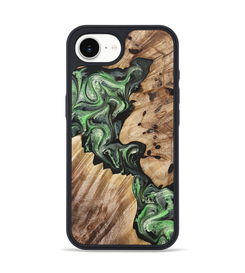 iPhone 16e Wood Phone Case - Noble (Green, 824229)