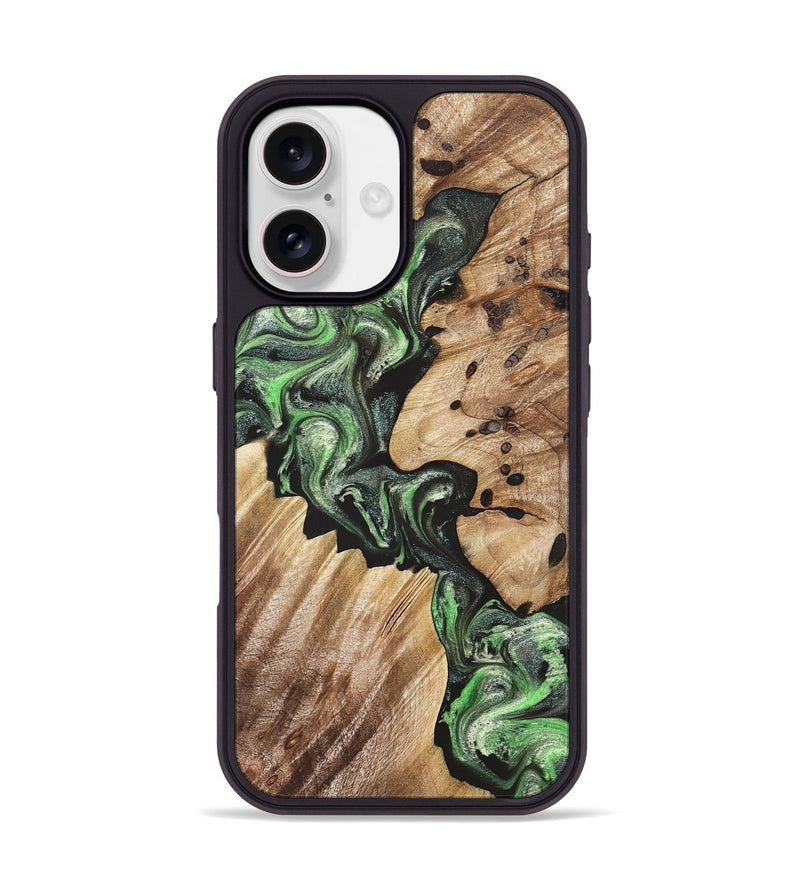 iPhone 17 Wood Phone Case - Noble (Green, 824229)