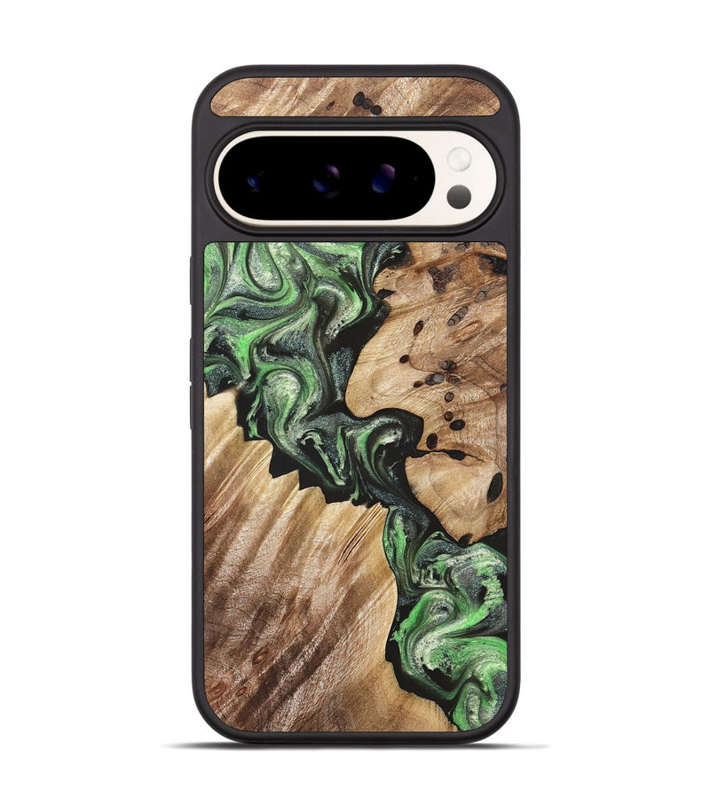 Pixel 9 Wood Phone Case - Noble (Green, 824229)