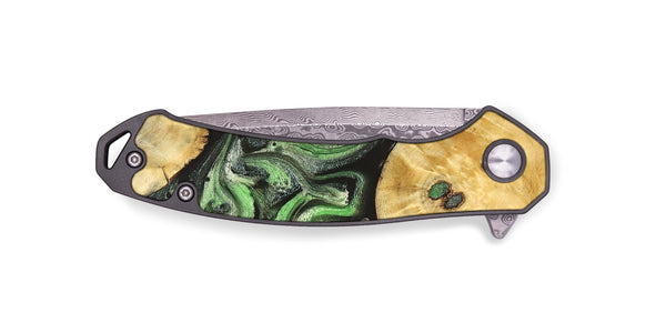 EDC Wood Pocket Knife - Ada (Green, 824230)