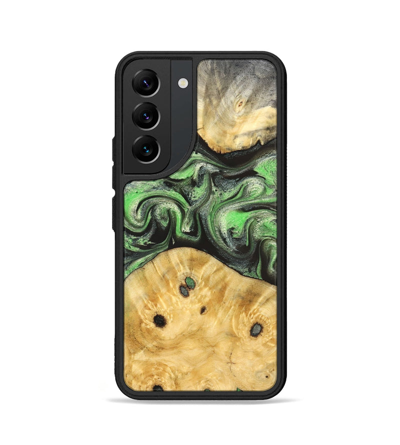 Galaxy S22 Wood Phone Case - Ada (Green, 824230)