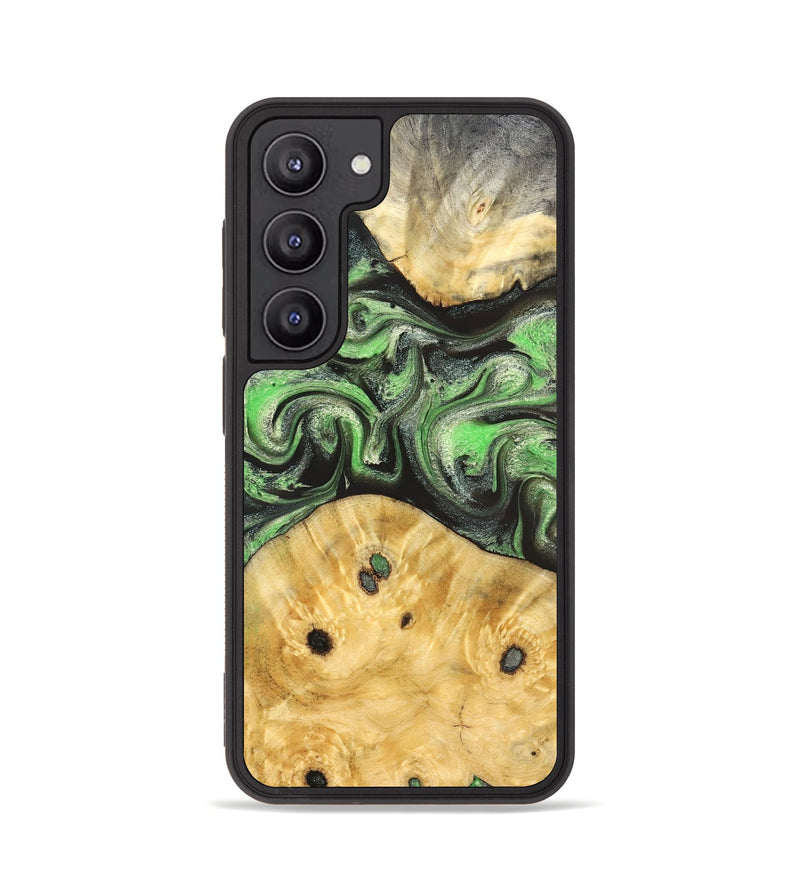 Galaxy S23 Wood Phone Case - Ada (Green, 824230)