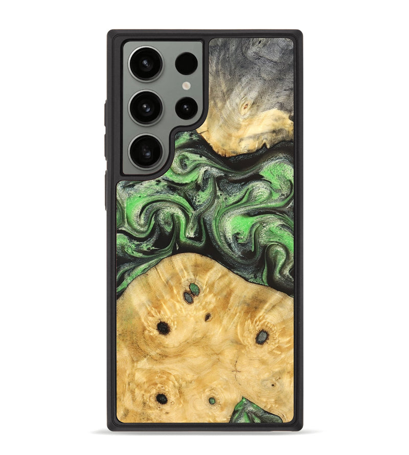 Galaxy S23 Ultra Wood Phone Case - Ada (Green, 824230)