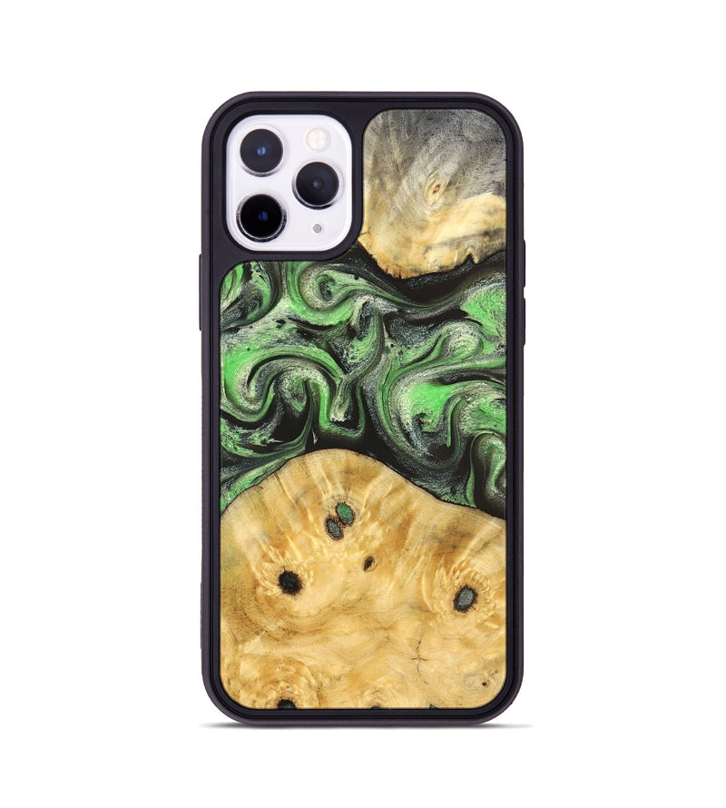 iPhone 11 Pro Wood Phone Case - Ada (Green, 824230)