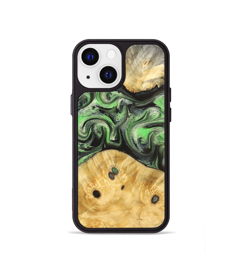 iPhone 13 mini Wood Phone Case - Ada (Green, 824230)