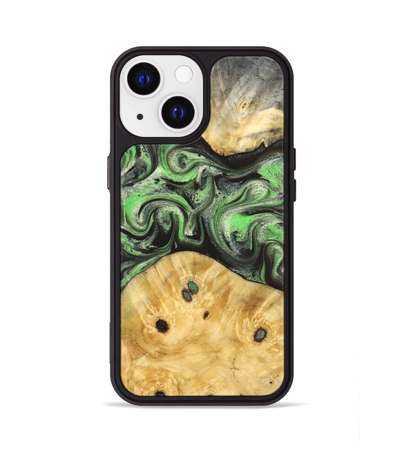 iPhone 13 Wood Phone Case - Ada (Green, 824230)