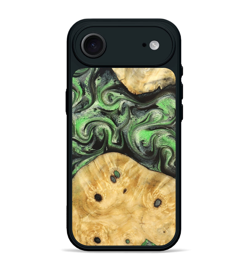 iPhone 17 Air Wood Phone Case - Ada (Green, 824230)