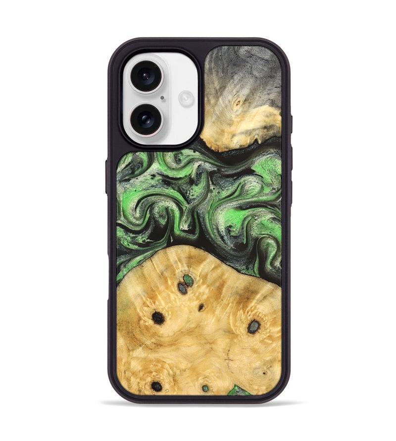 iPhone 17 Wood Phone Case - Ada (Green, 824230)
