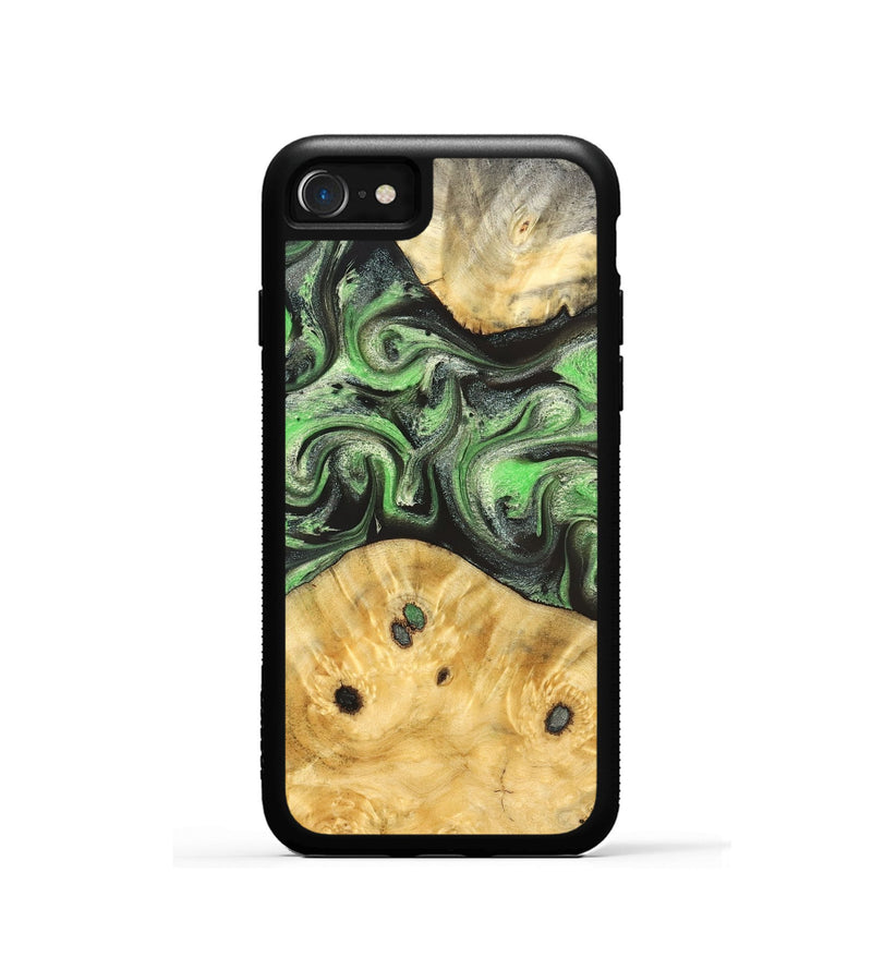 iPhone SE Wood Phone Case - Ada (Green, 824230)