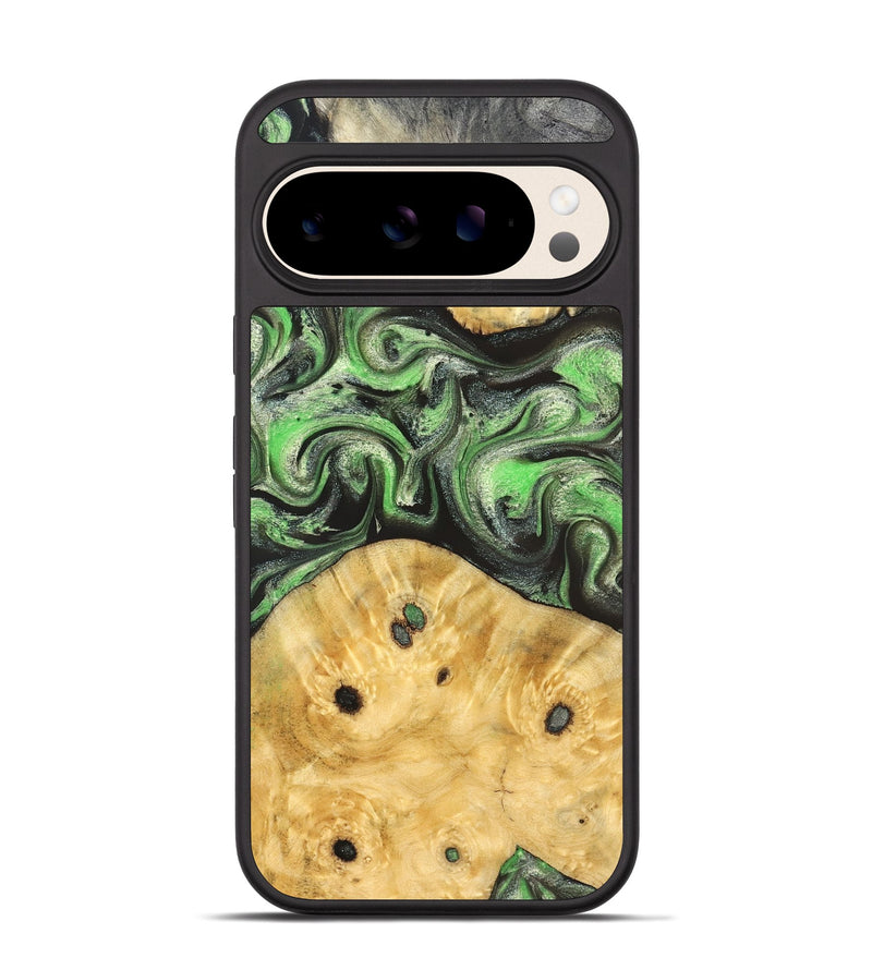 Pixel 10 Wood Phone Case - Ada (Green, 824230)