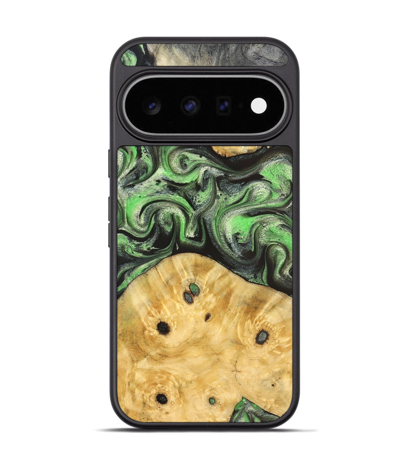 Pixel 11 Pro Wood Phone Case - Ada (Green, 824230)