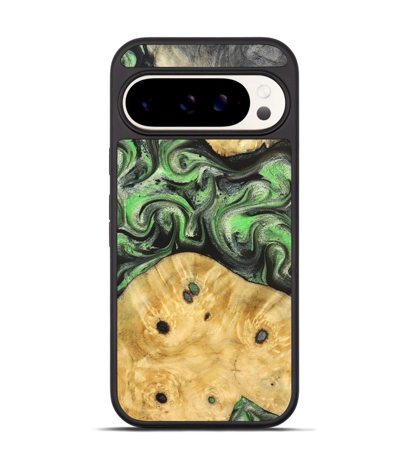Pixel 9 Wood Phone Case - Ada (Green, 824230)