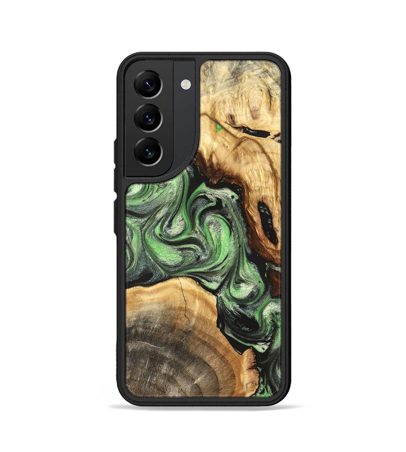 Galaxy S22 Wood Phone Case - Rhea (Green, 824231)