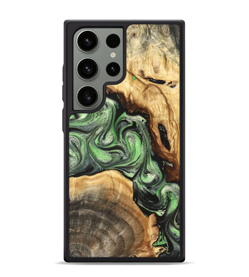 Galaxy S24 Ultra Wood Phone Case - Rhea (Green, 824231)