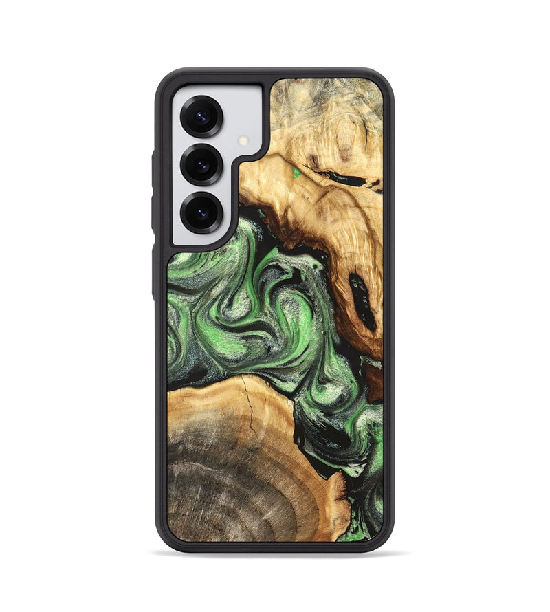 Galaxy S25 Wood Phone Case - Rhea (Green, 824231)