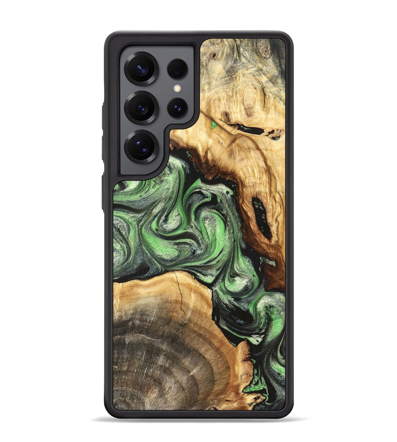 Galaxy S25 Ultra Wood Phone Case - Rhea (Green, 824231)