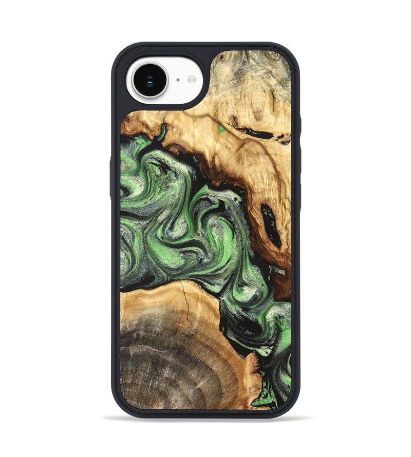 iPhone 16e Wood Phone Case - Rhea (Green, 824231)