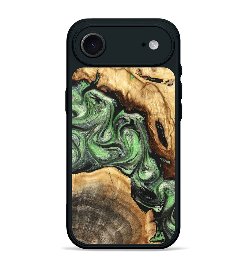 iPhone 17 Air Wood Phone Case - Rhea (Green, 824231)
