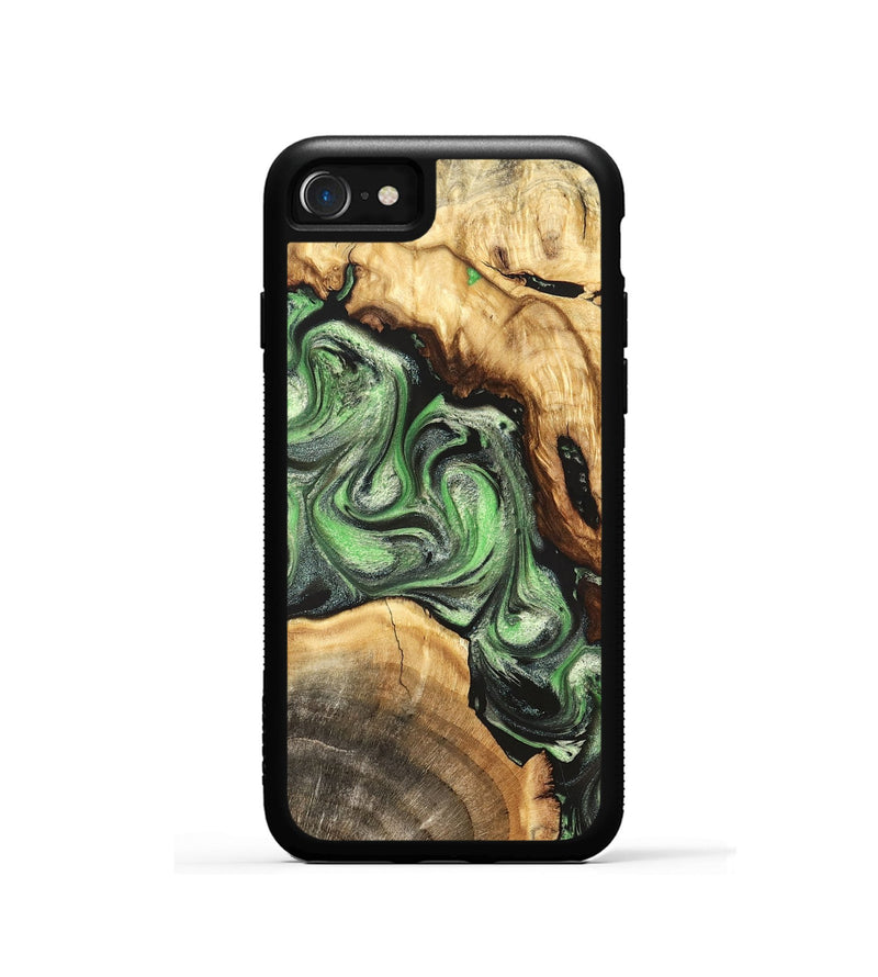 iPhone SE Wood Phone Case - Rhea (Green, 824231)
