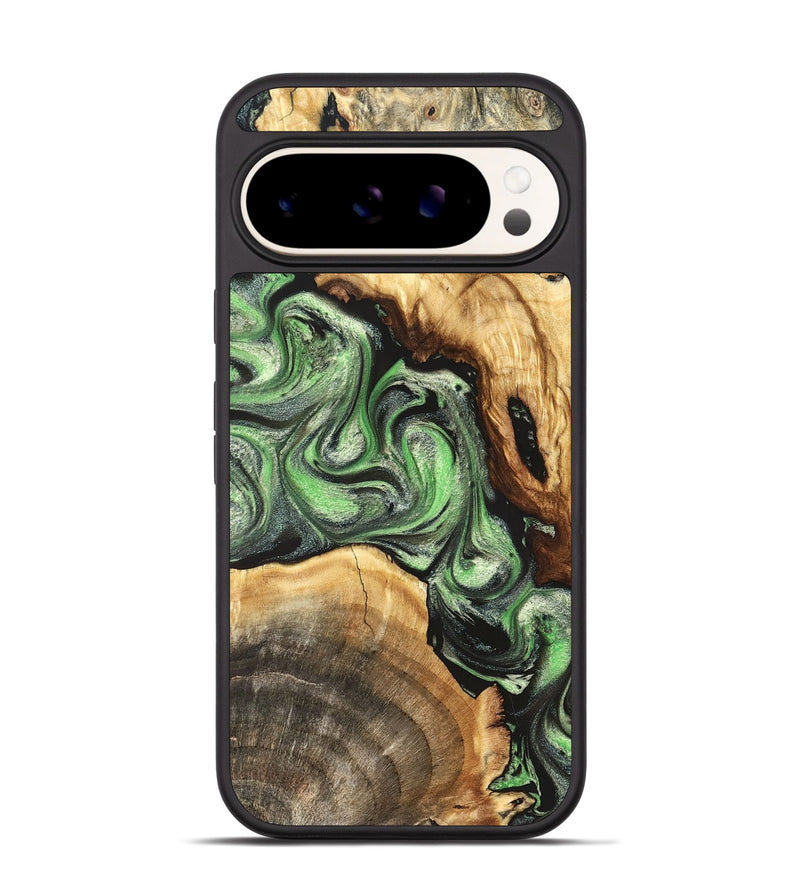 Pixel 9 Pro Wood Phone Case - Rhea (Green, 824231)