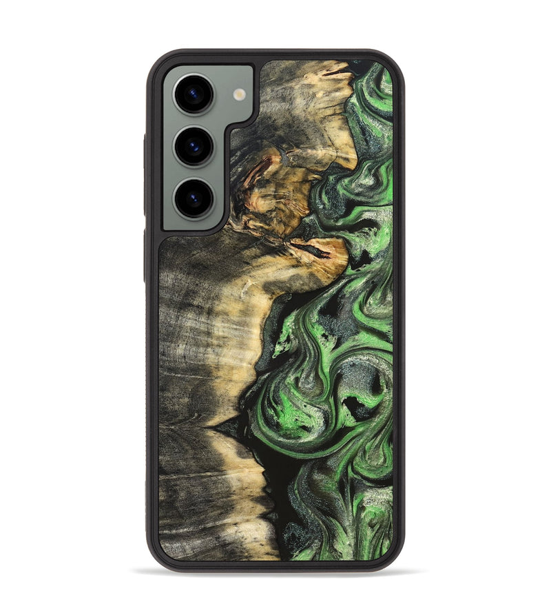 Galaxy S23 Plus Wood Phone Case - Amir (Green, 824232)