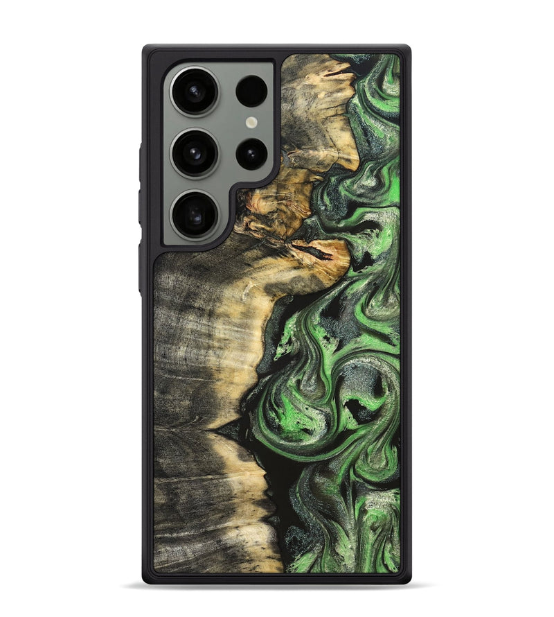 Galaxy S24 Ultra Wood Phone Case - Amir (Green, 824232)