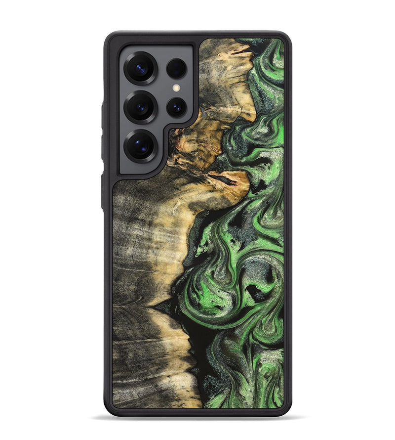 Galaxy S25 Ultra Wood Phone Case - Amir (Green, 824232)