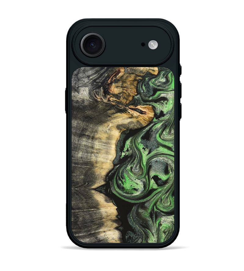 iPhone 17 Air Wood Phone Case - Amir (Green, 824232)
