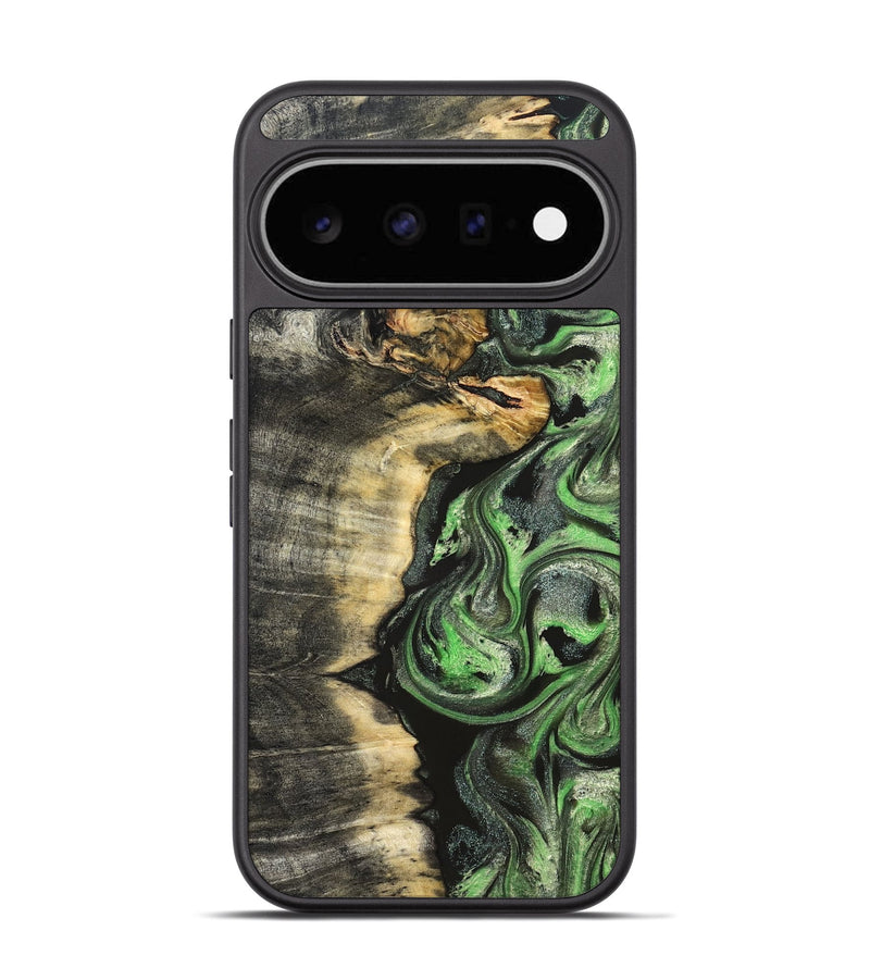 Pixel 11 Wood Phone Case - Amir (Green, 824232)