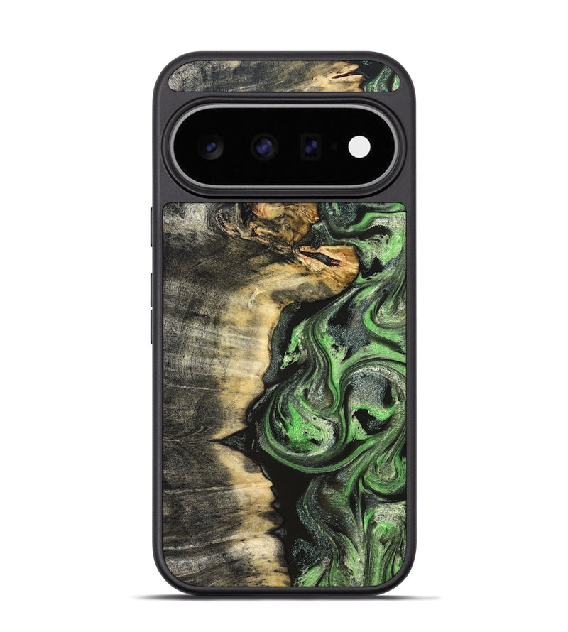 Pixel 11 Pro Wood Phone Case - Amir (Green, 824232)