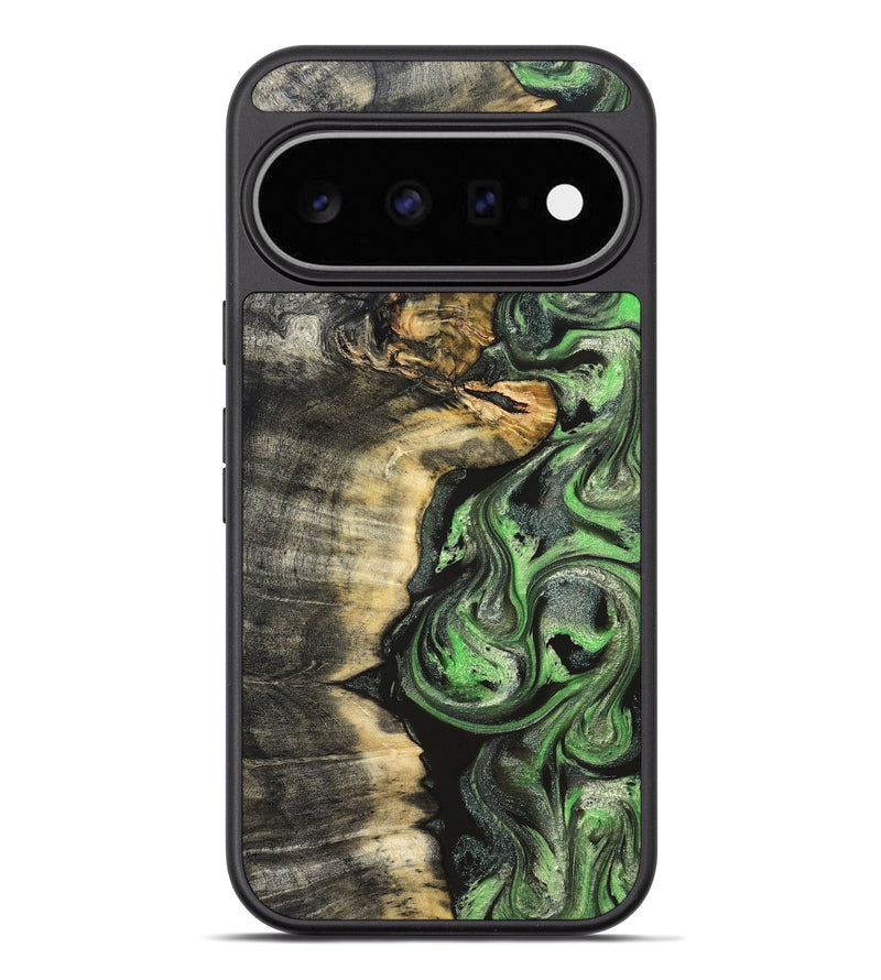 Pixel 11 Pro XL Wood Phone Case - Amir (Green, 824232)