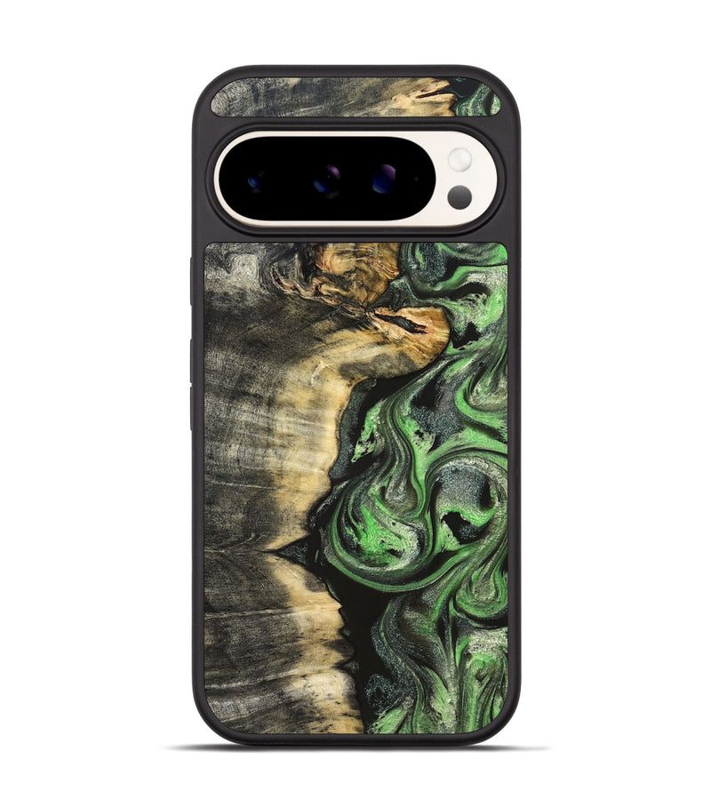 Pixel 9 Pro Wood Phone Case - Amir (Green, 824232)