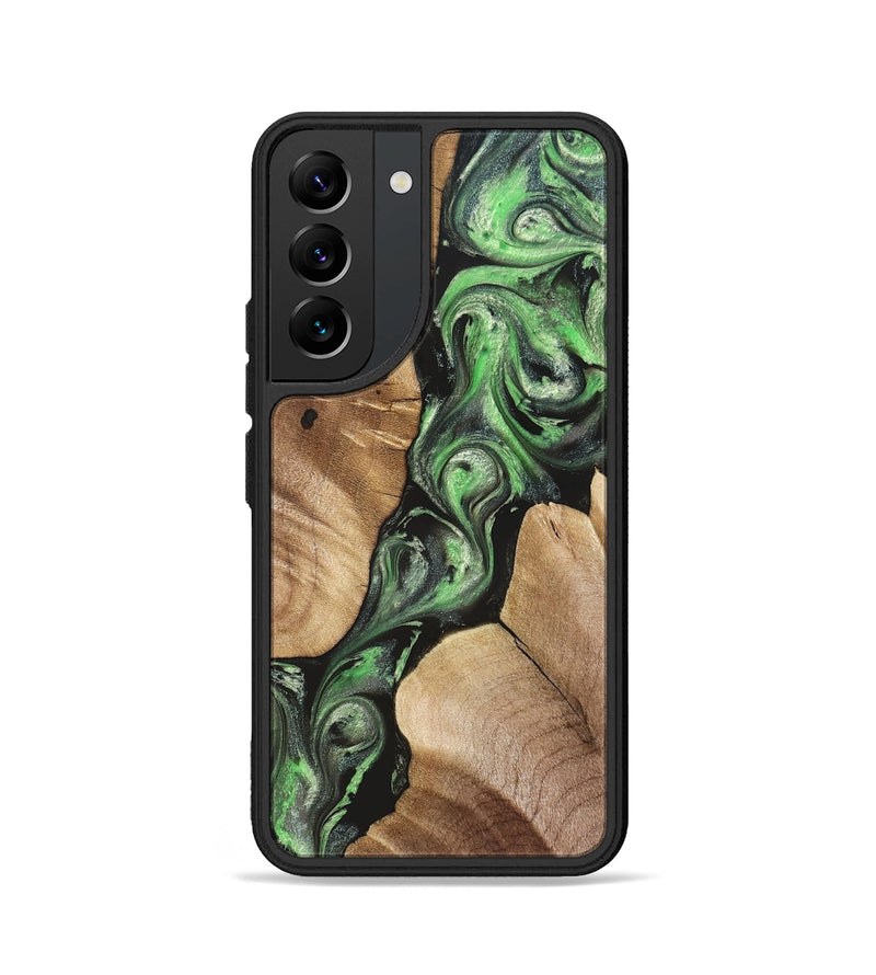 Galaxy S22 Wood Phone Case - Charles (Green, 824233)