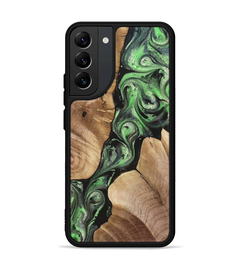 Galaxy S22 Plus Wood Phone Case - Charles (Green, 824233)