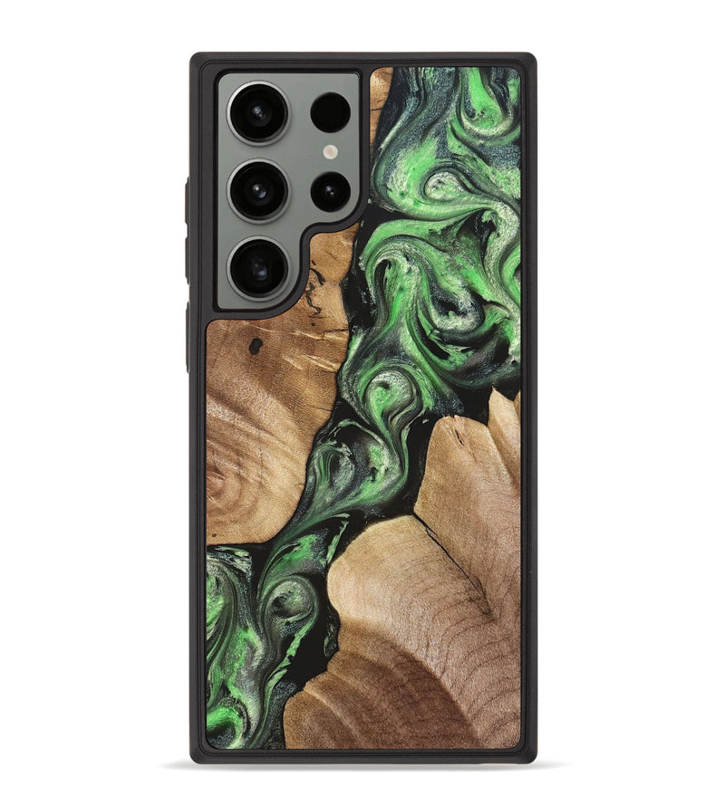 Galaxy S23 Ultra Wood Phone Case - Charles (Green, 824233)