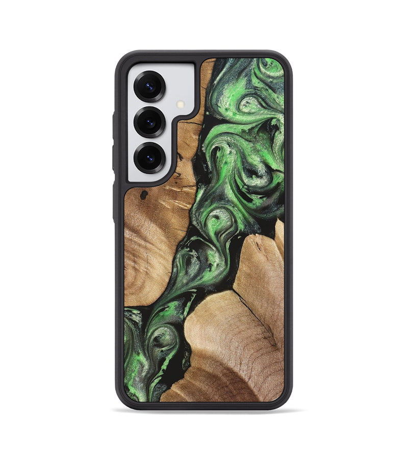 Galaxy S25 Wood Phone Case - Charles (Green, 824233)