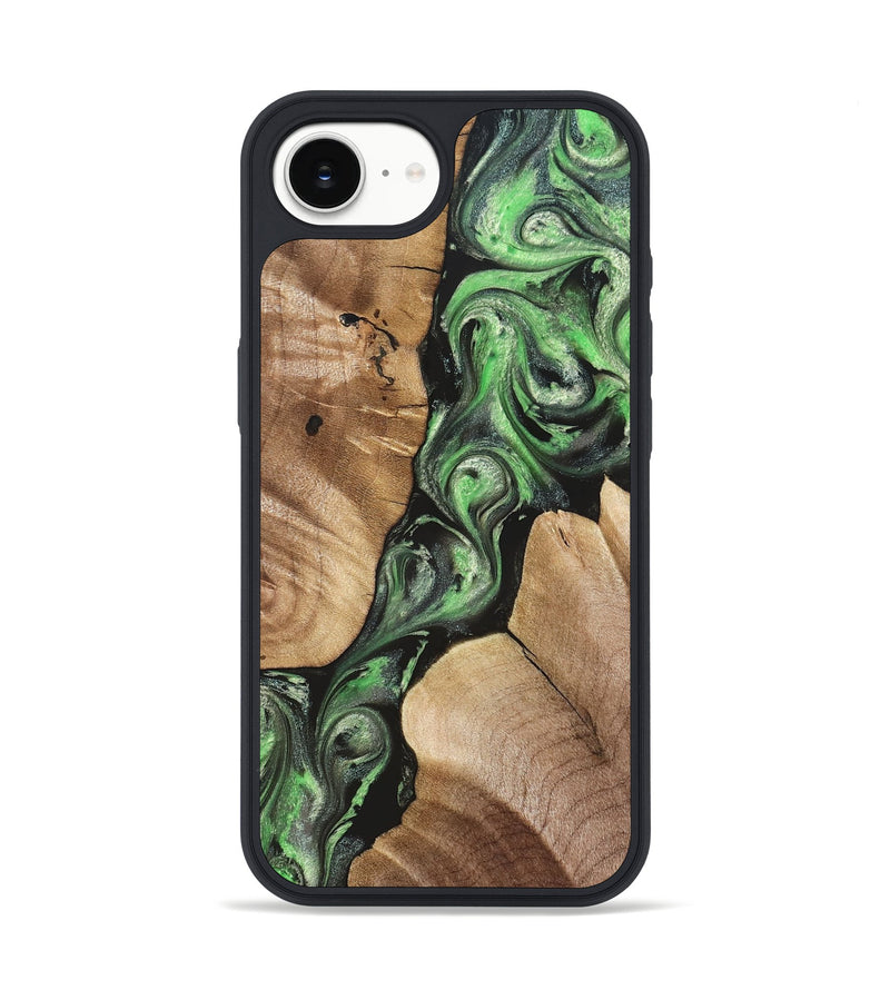 iPhone 16e Wood Phone Case - Charles (Green, 824233)