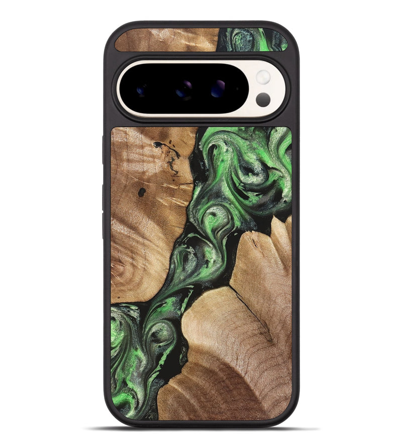 Pixel 9 Pro XL Wood Phone Case - Charles (Green, 824233)