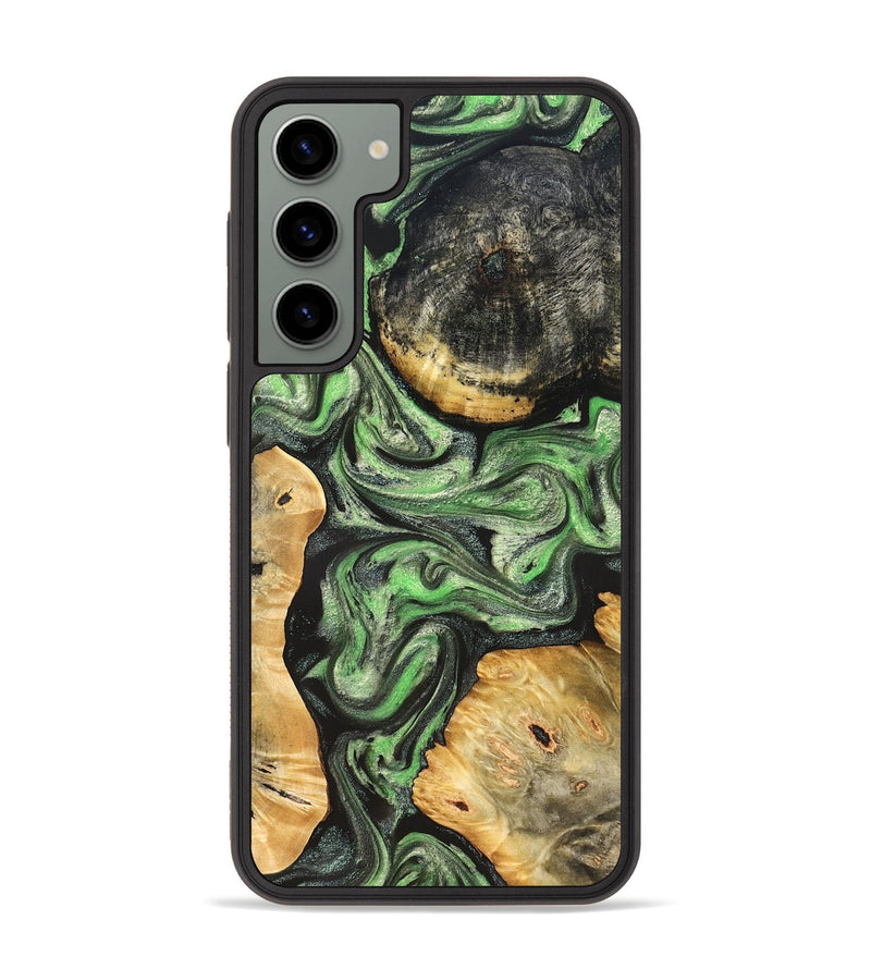Galaxy S23 Plus Wood Phone Case - Green (Green, 824234)