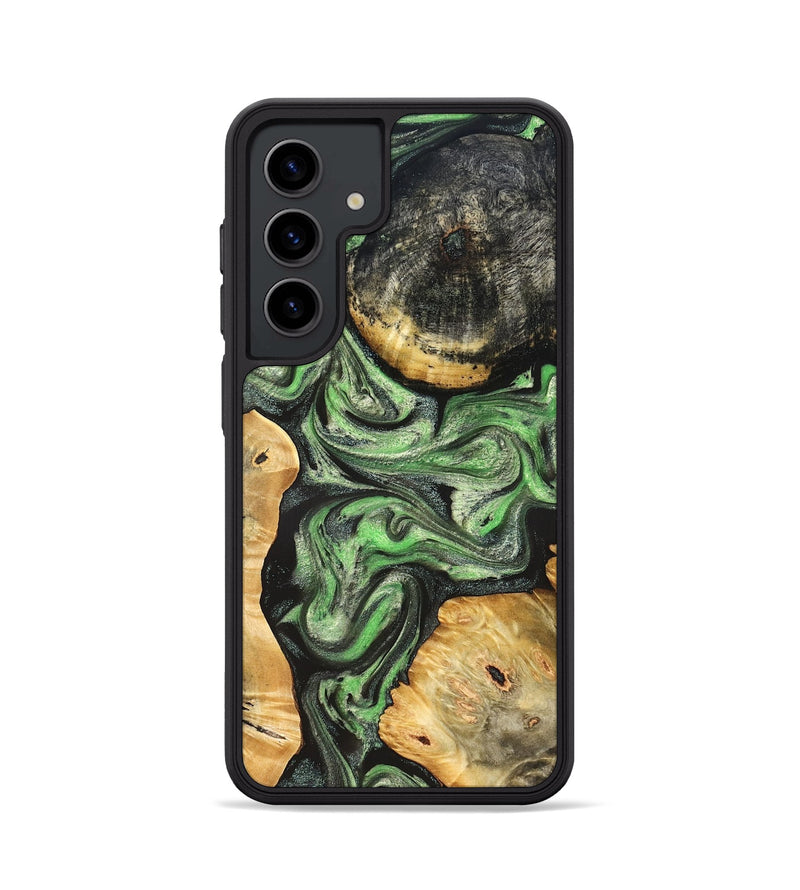 Galaxy S24 Wood Phone Case - Green (Green, 824234)