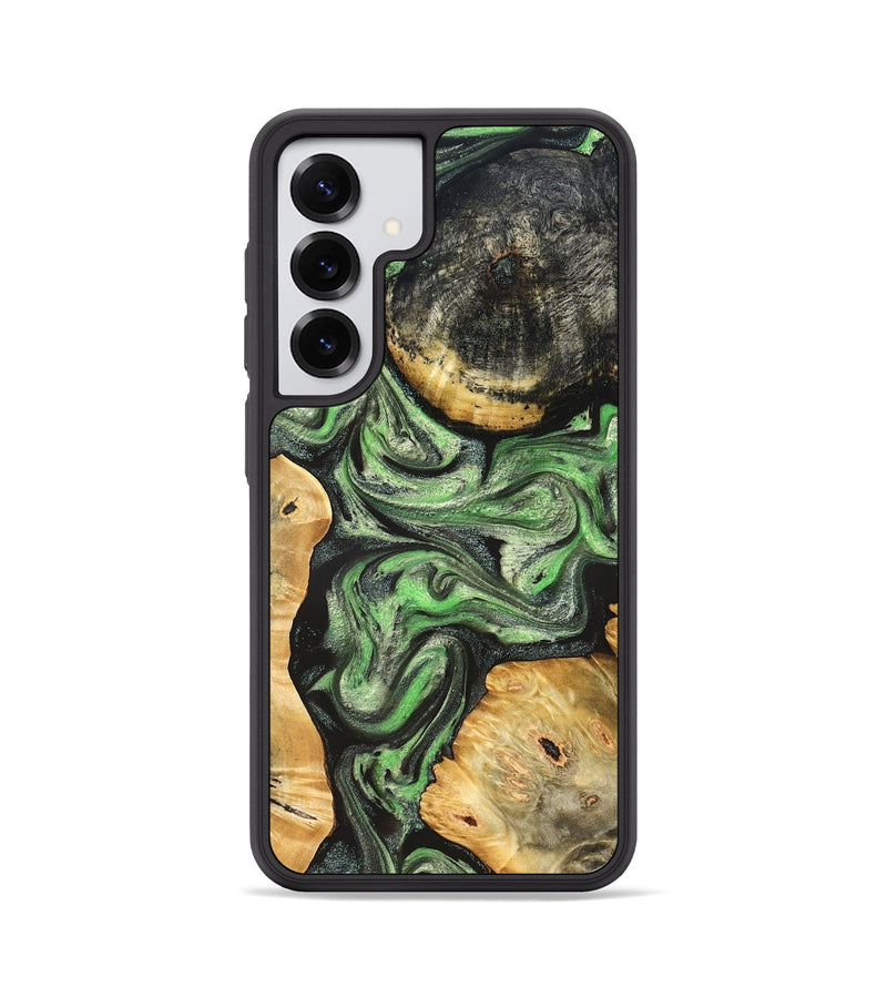 Galaxy S25 Wood Phone Case - Green (Green, 824234)