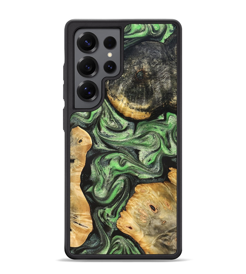 Galaxy S25 Ultra Wood Phone Case - Green (Green, 824234)