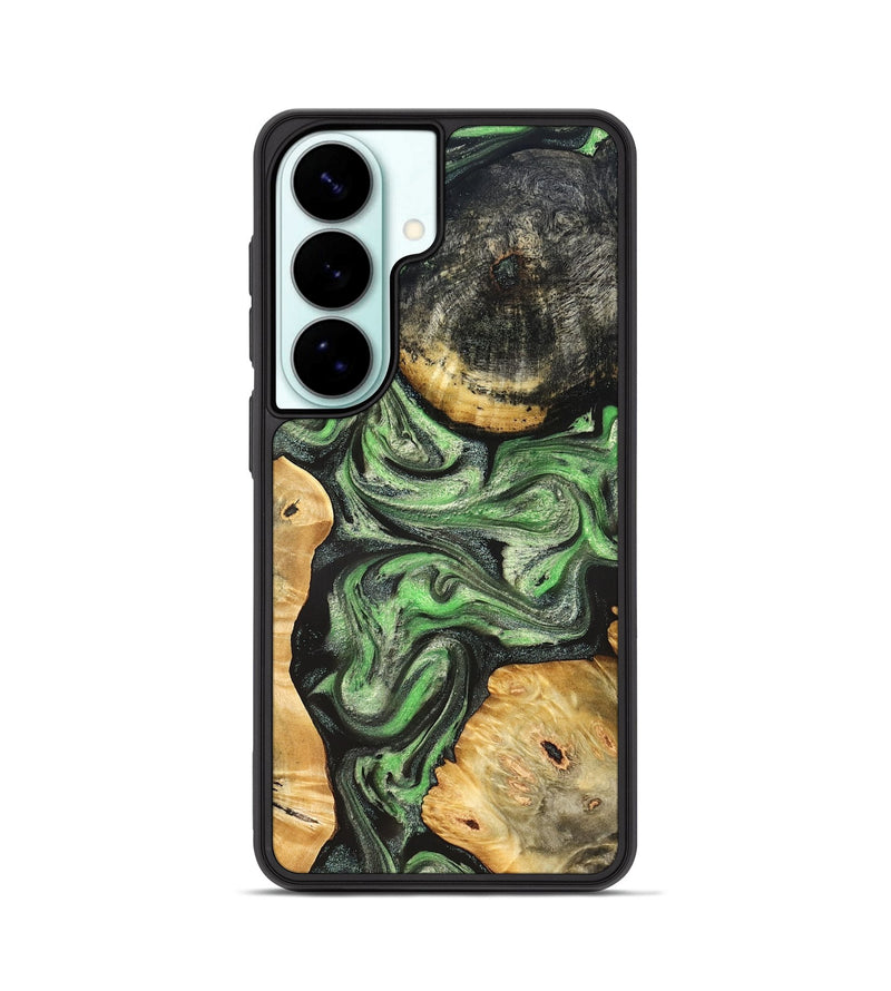 Galaxy S26 Wood Phone Case - Green (Green, 824234)