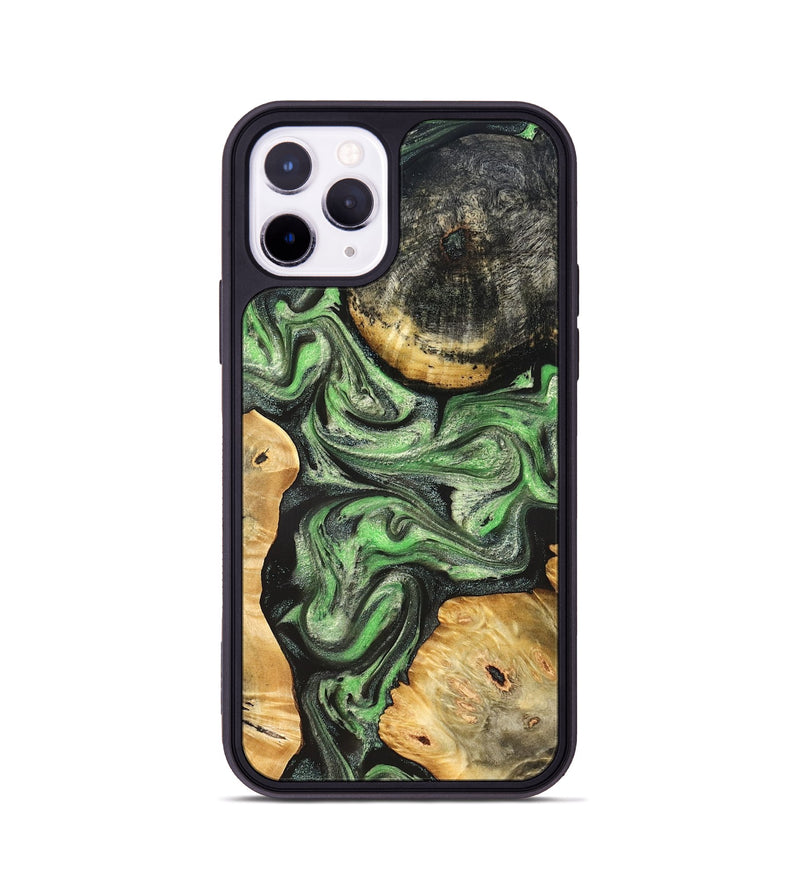 iPhone 11 Pro Wood Phone Case - Green (Green, 824234)