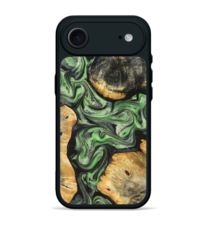 iPhone 17 Air Wood Phone Case - Green (Green, 824234)