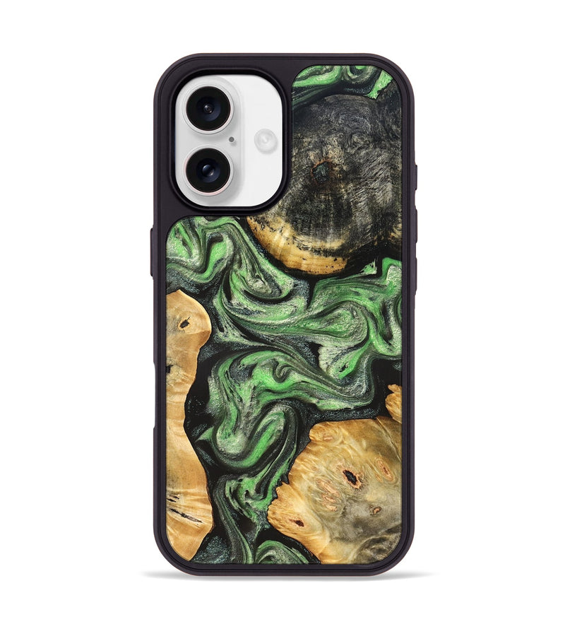 iPhone 17 Wood Phone Case - Green (Green, 824234)