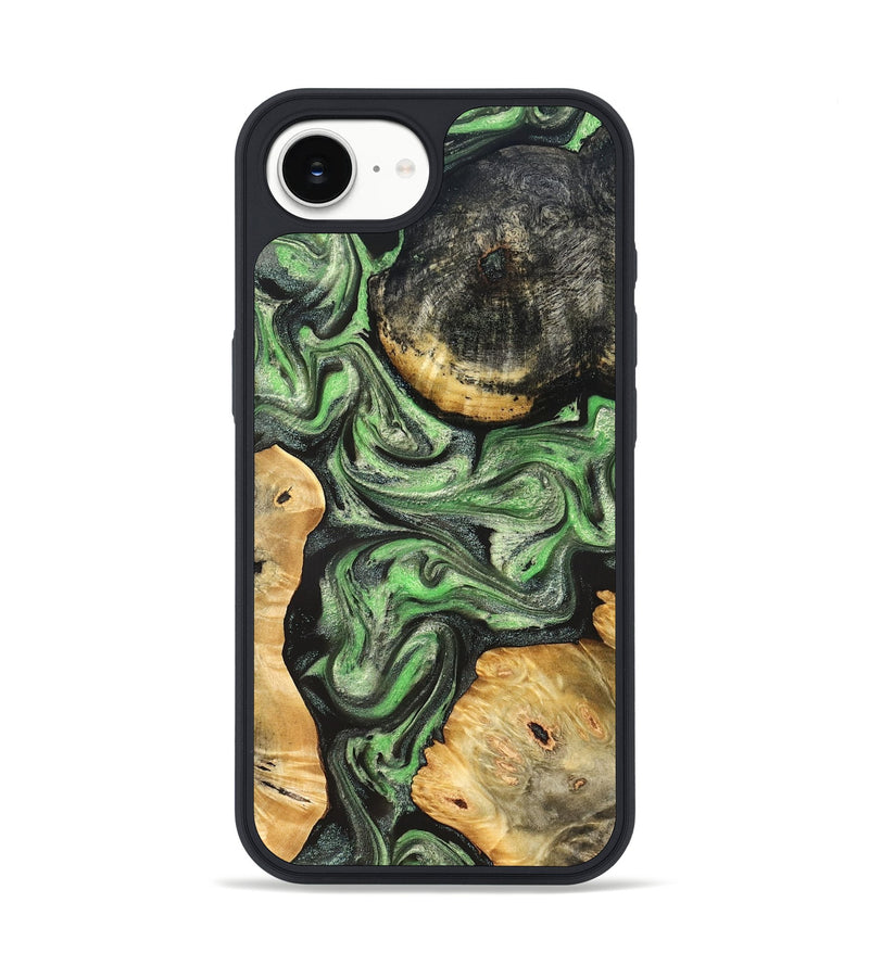 iPhone 17e Wood Phone Case - Green (Green, 824234)
